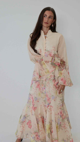 Arabella Maxi Belted Dress