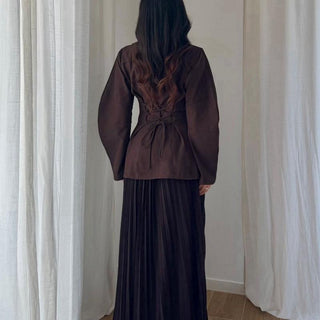 Alisse Pleated Skirt Set
