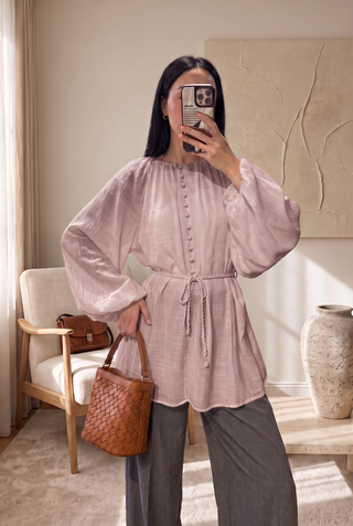 Amani Tie-Waist Blouse