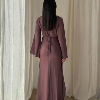Nura Drape Maxi Dress
