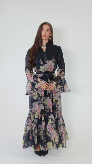 Arabella Maxi Belted Dress