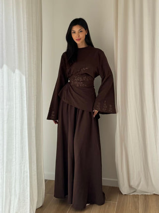 Hana Embroidered Skirt Set