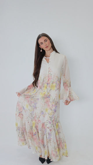 Arabella Maxi Belted Dress