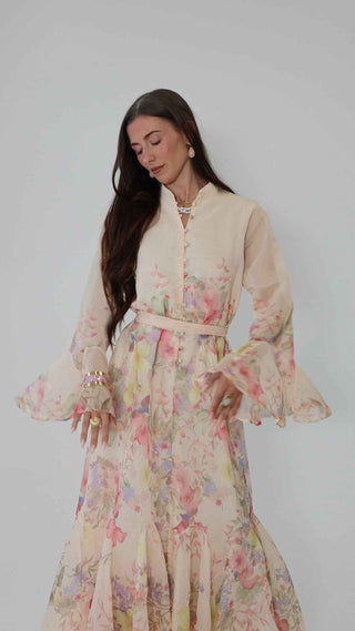 Arabella Maxi Belted Dress