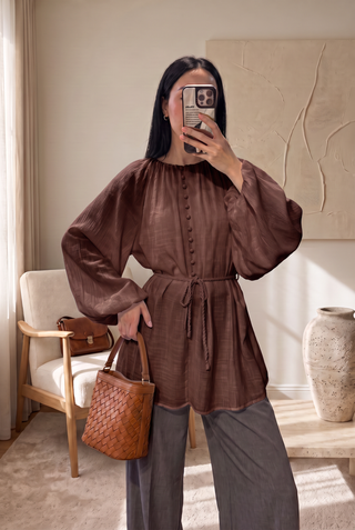 Amani Tie-Waist Blouse