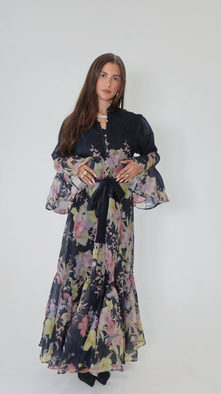 Arabella Maxi Belted Dress
