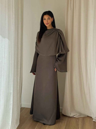 Sienna Drape Maxi Dress