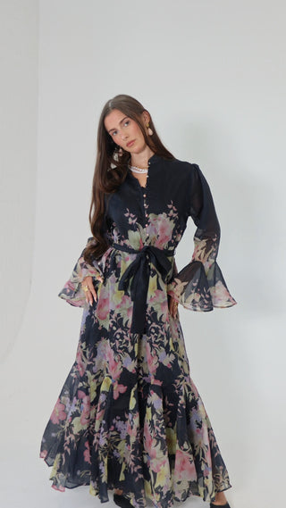 Arabella Maxi Belted Dress