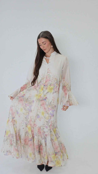 Arabella Maxi Belted Dress