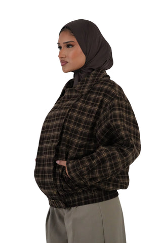 Blouson Plaid