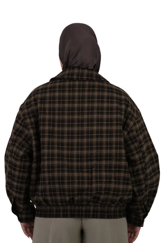 Blouson Plaid