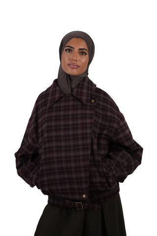 Blouson Plaid