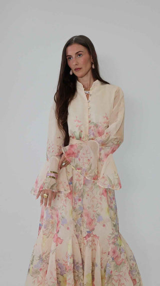 Arabella Maxi Belted Dress
