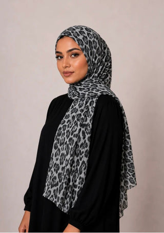 Leopard Modal Hijab