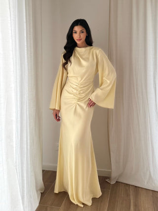 Elara Ruched Maxi Dress