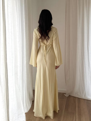 Elara Ruched Maxi Dress