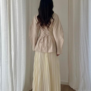 Alisse Pleated Skirt Set